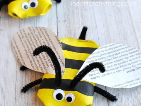 Image for Awesome Recycled Bee Craft
