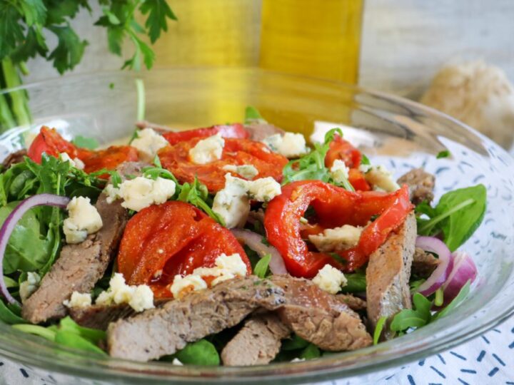 Image for Warm Steak Salad with Seared Tomato