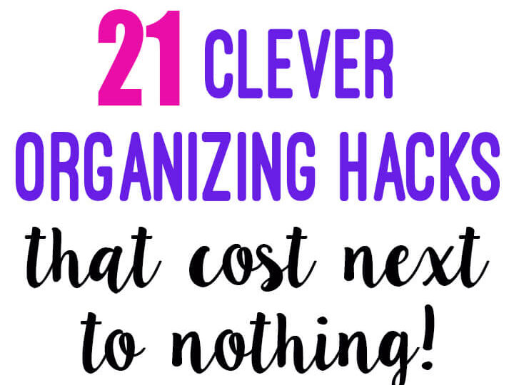 Image for Clever Cheap Organization Hacks