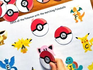 Image for Pokemon Inspired Letter Matching Game