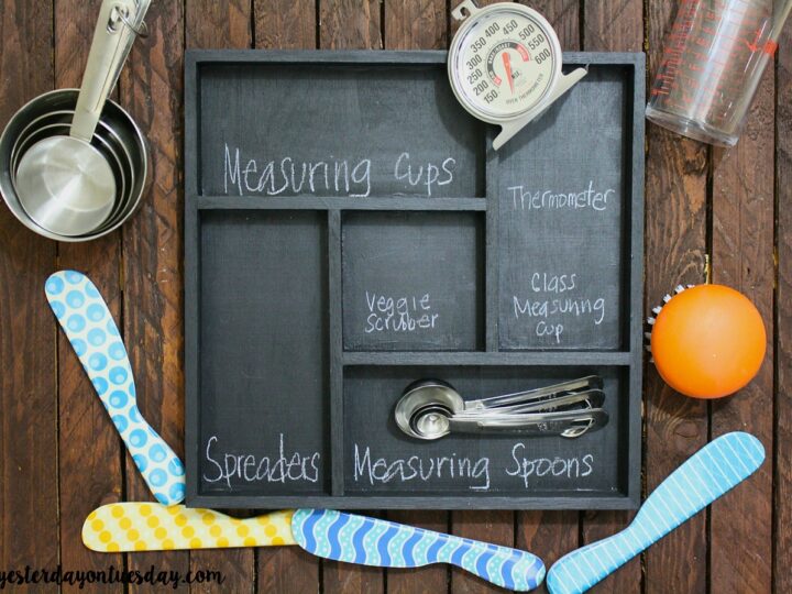 Image for Chalkboard Kitchen Drawer Organizer
