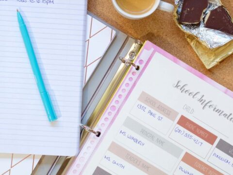Image for School Organization Binder for Parents with Free Printable