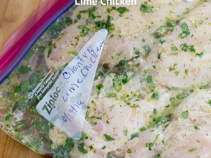 Image for Freezer Meals Cilantro Lime Chicken