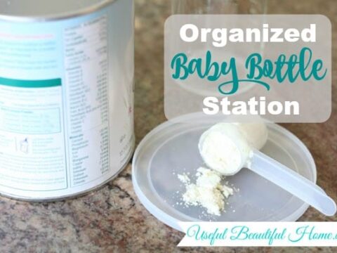 Image for Organized Baby Bottle Station for an organized kitchen