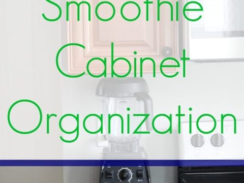 Image for Easy Kitchen Tips: Smoothie Cabinet Organization
