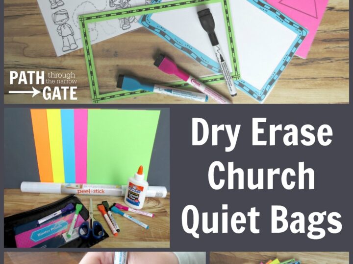 Image for FREE Dry Erase Church Quiet Time Bag Printables