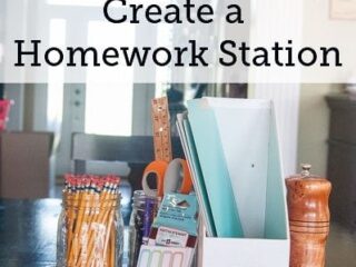 Image for Back to School Tips: Create a Homework Station