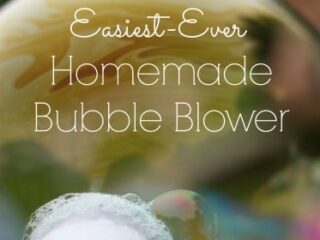 Image for Homemade Bubble Blower from a Cardboard Roll