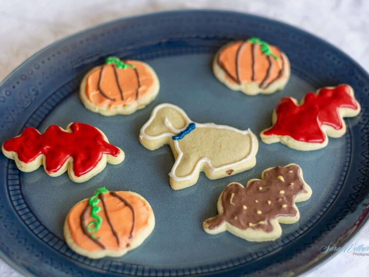 Image for Homemade Fall Sour Cream Sugar Cookies with Cream Cheese Frosting