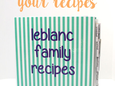 Image for Kitchen Organization with a Personalized Recipe Binder