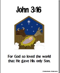 Image for Memory Verse Helps John 3:16