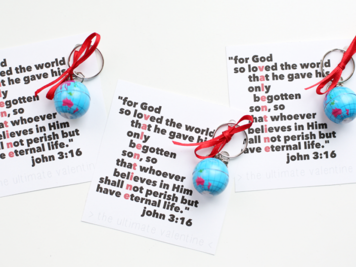 Image for John 3:16 Valentine Printables