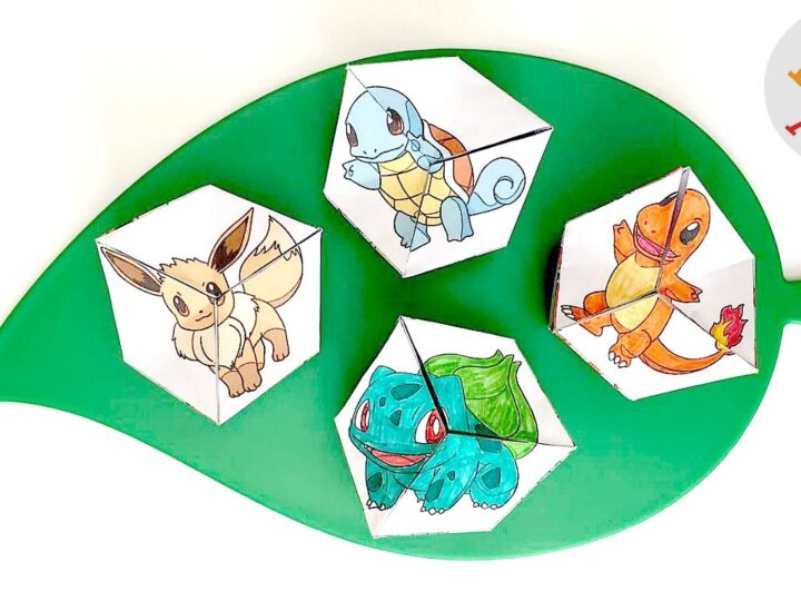 Image for Pokemon Evolution DIY Kaleidoscope Paper Toy