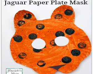 Image for Jaguar Paper Plate Mask