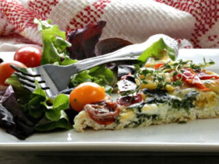 Image for Egg White Quiche with Vegetables Recipe