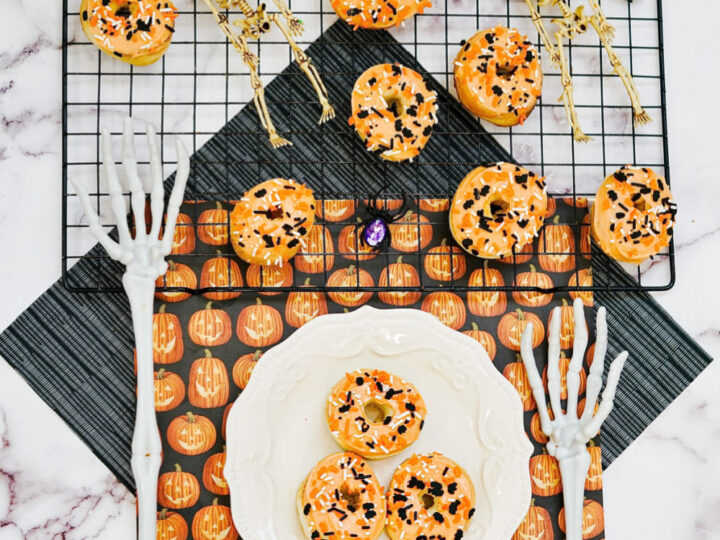 Image for Super Easy Air Fryer Halloween Donuts 