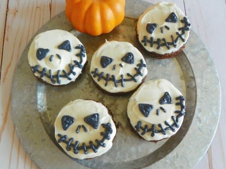 Image for Easy Jack Skellington Brownies 