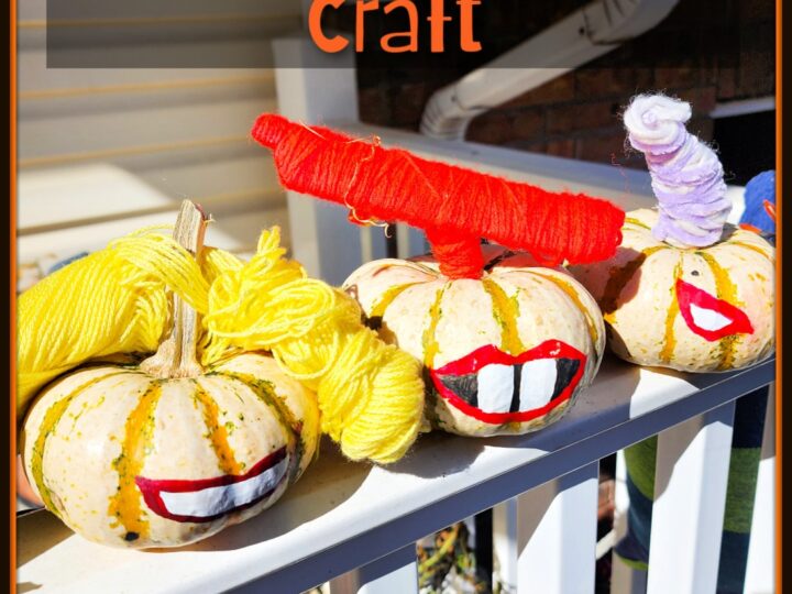 Image for Hocus Pocus Sanderson Sisters Painted Pumpkin Craft
