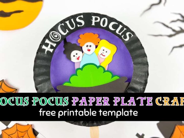 Image for Paper Plate Hocus Pocus Craft: Sanderson Sisters Cauldron