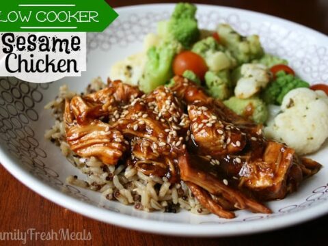Image for Sweet Slow Cooker Sesame Chicken Recipe