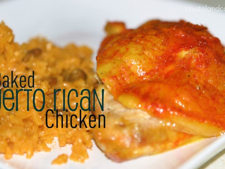 Image for Baked Puerto Rican Chicken