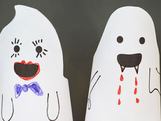 Image for Fun Friendly Paper Ghosts