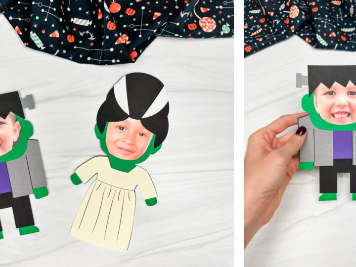Image for Frankenstein Photo Craft For Kids 