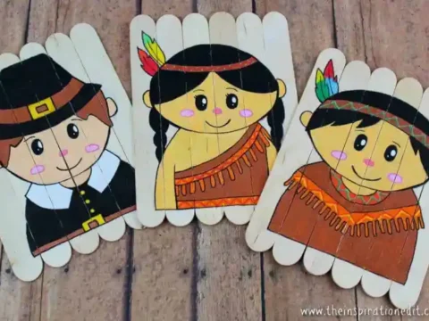 Image for Lollipop Stick Thanksgiving Craft