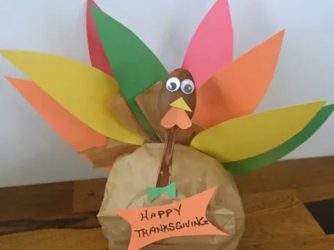 Image for Paper Bag Turkey for Thanksgiving
