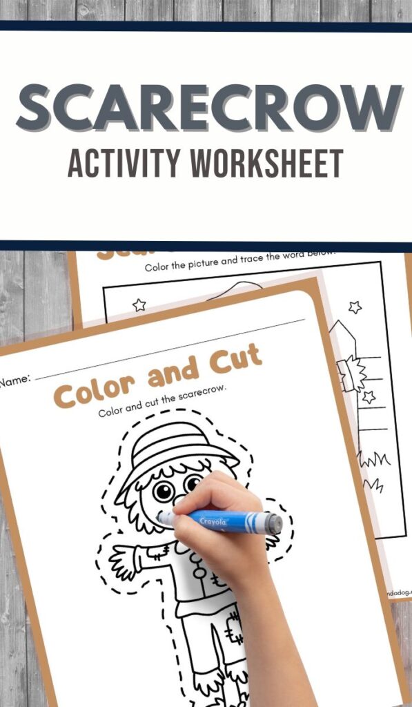 Scarecrow Fine Motor Activities for Preschool - 3 Boys and a Dog
