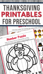 Thanksgiving Preschool Activity Pack - 3 Boys and a Dog