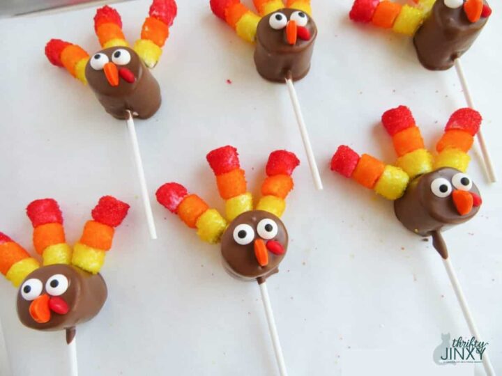 Image for Fun Marshmallow Turkey Pops for Thanksgiving