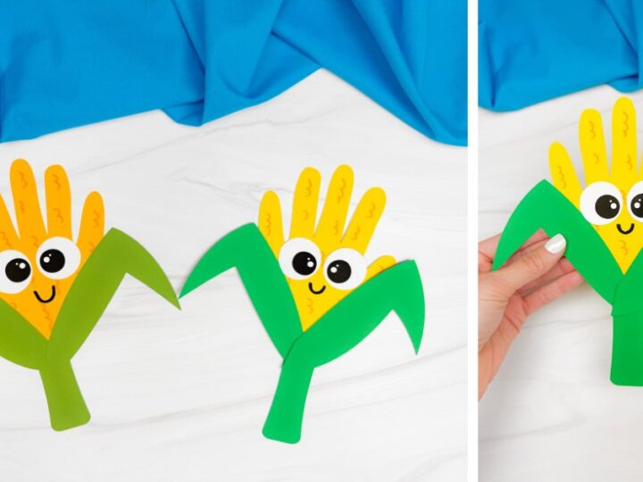 Image for Easy Corn Handprint Craft For Kids
