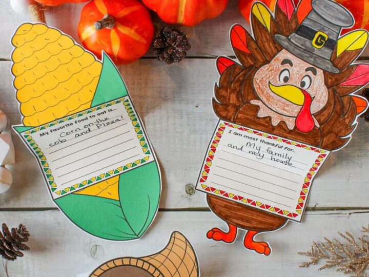 Image for "I am Thankful for" Printables - Free Thanksgiving Writing Activities