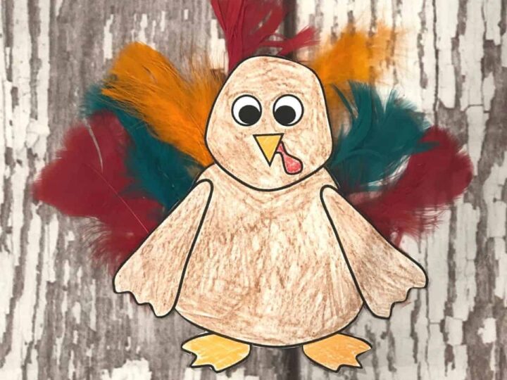 Image for Turkey Craft Template 