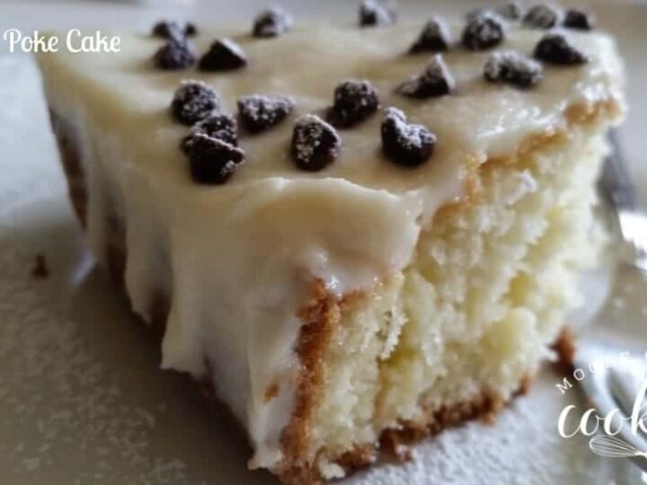 Image for Cannoli Poke Cake