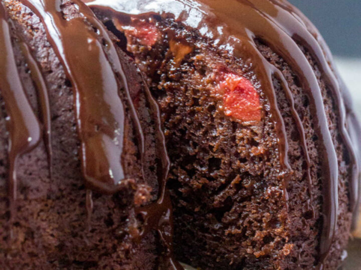 Image for Chocolate Cherry Fudge Bundt Cake