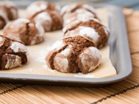 Image for Cake Mix Chocolate Crinkle Cookies