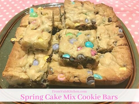 Image for Spring Cake Mix Cookie Bars Recipe