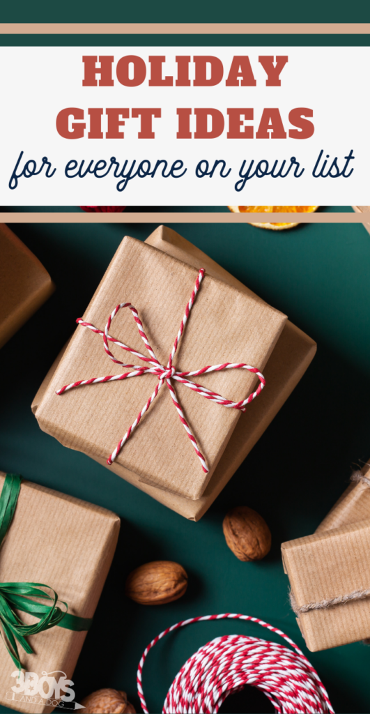 Holiday Gift Ideas for Everyone on your List - 3 Boys and a Dog