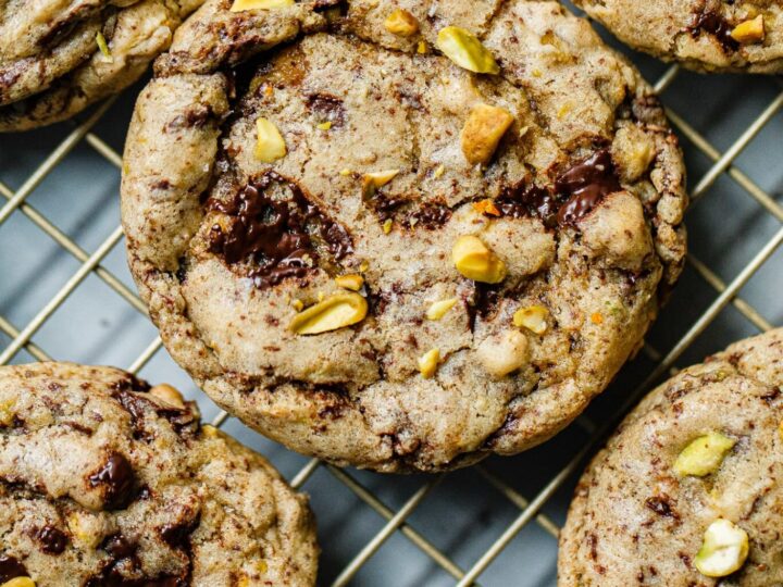 Image for Orange Pistachio Chocolate Chunk Cookies