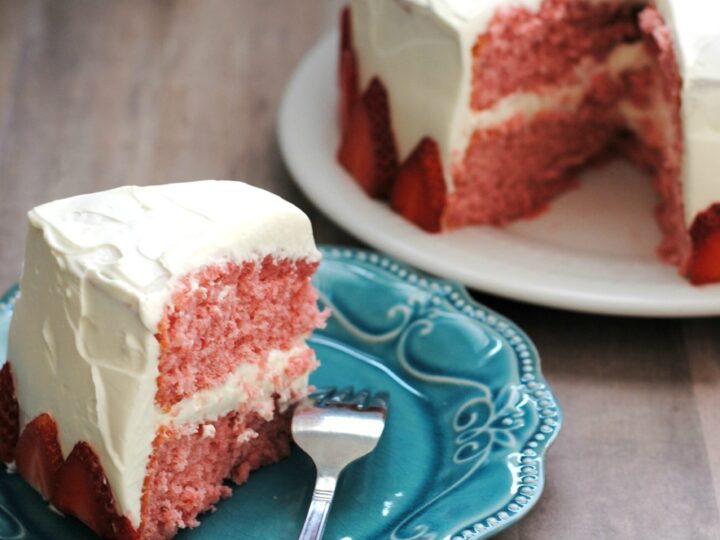 Image for Homemade Strawberry Cake Recipe