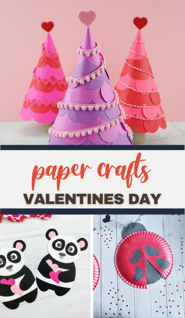 Valentines Day Paper Crafts - 3 Boys and a Dog