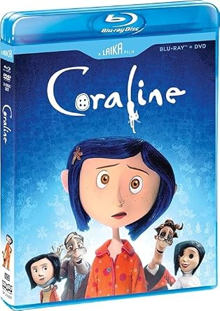 Coraline stop-motion animated movie cover