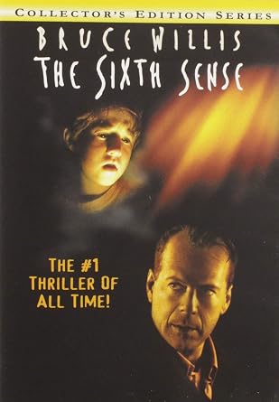 The Sixth Sense supernatural thriller movie cover