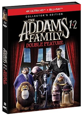 The Addams Family 1 and 2 animated movie collection cover