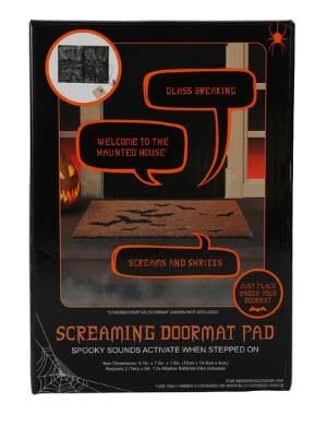 Screaming Halloween Doormat