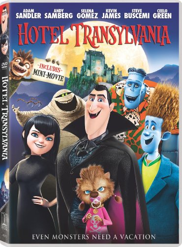 Hotel Transylvania cover art, an animated Halloween movie for kids
