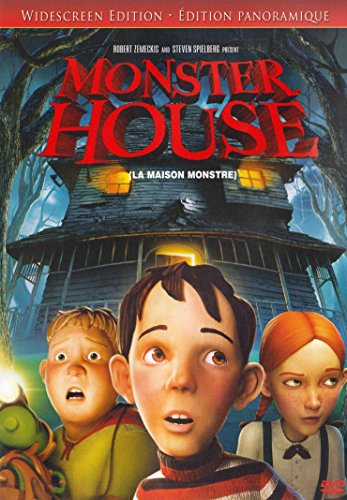 Monster House cover art, a not-too-scary Halloween movie for older kids
