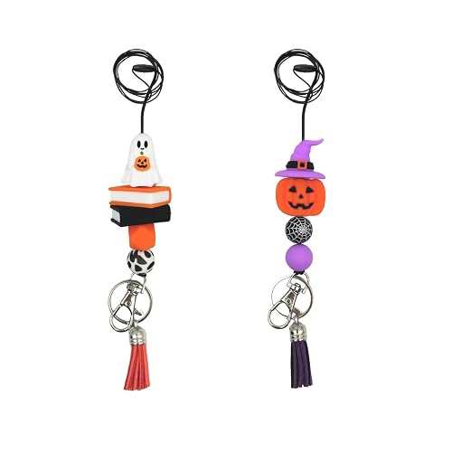 Halloween Teacher Lanyard with Badge Holder